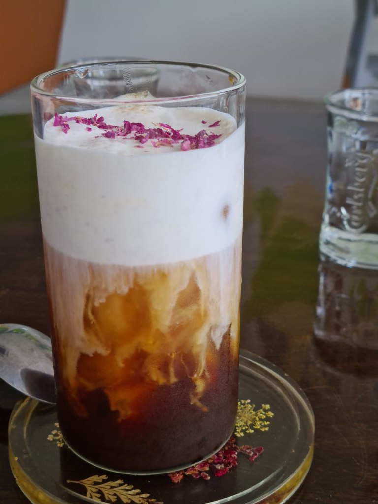 Rose Cream Latte at Sisu Pantry